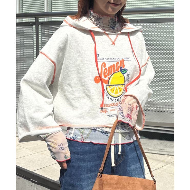 【CIAOPANIC TYPY】H.Sフーディープリントパーカー | PAL GROUP OUTLET | 詳細画像18 