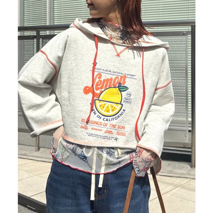 【CIAOPANIC TYPY】H.Sフーディープリントパーカー | PAL GROUP OUTLET | 詳細画像19 