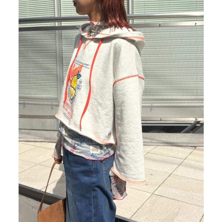 【CIAOPANIC TYPY】H.Sフーディープリントパーカー | PAL GROUP OUTLET | 詳細画像21 