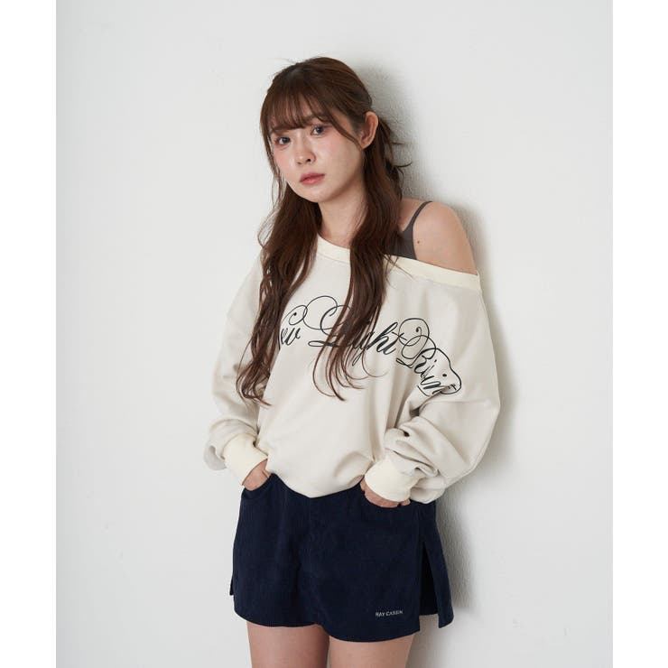 【RAY CASSIN】レイヤードSWTワンショルロゴチュニック | PAL GROUP OUTLET | 詳細画像18 