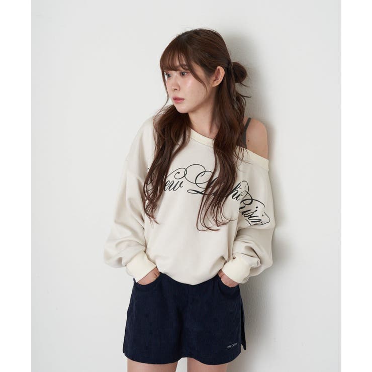 【RAY CASSIN】レイヤードSWTワンショルロゴチュニック | PAL GROUP OUTLET | 詳細画像19 