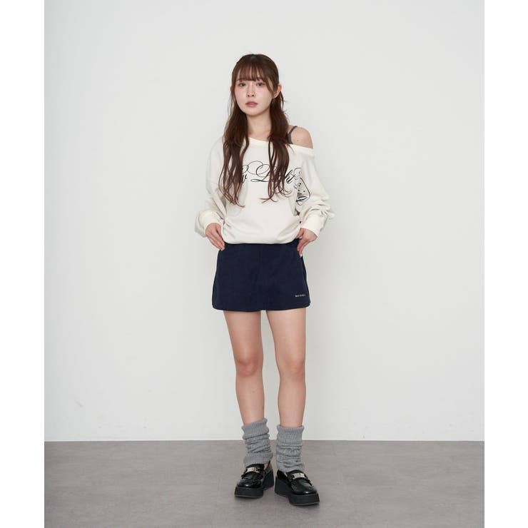 【RAY CASSIN】レイヤードSWTワンショルロゴチュニック | PAL GROUP OUTLET | 詳細画像20 