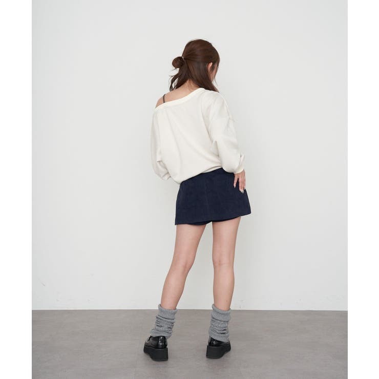 【RAY CASSIN】レイヤードSWTワンショルロゴチュニック | PAL GROUP OUTLET | 詳細画像21 