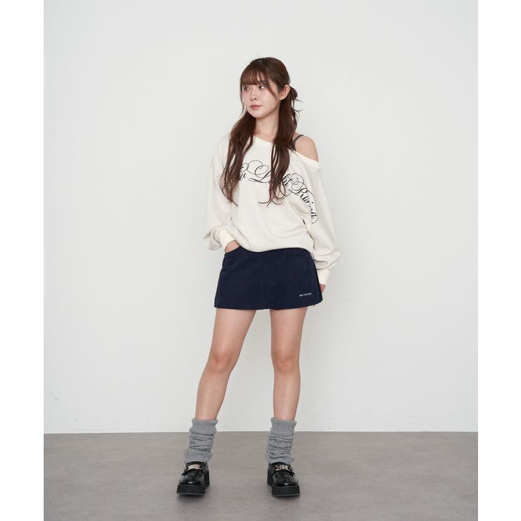 【RAY CASSIN】レイヤードSWTワンショルロゴチュニック | PAL GROUP OUTLET | 詳細画像22 