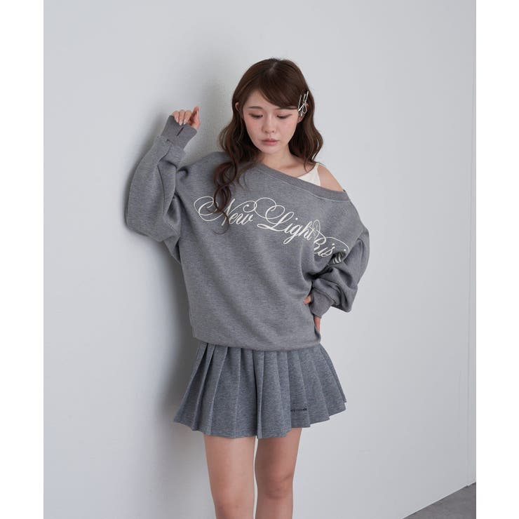 【RAY CASSIN】レイヤードSWTワンショルロゴチュニック | PAL GROUP OUTLET | 詳細画像34 