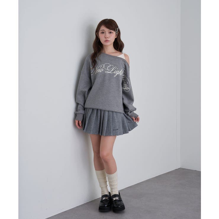 【RAY CASSIN】レイヤードSWTワンショルロゴチュニック | PAL GROUP OUTLET | 詳細画像37 