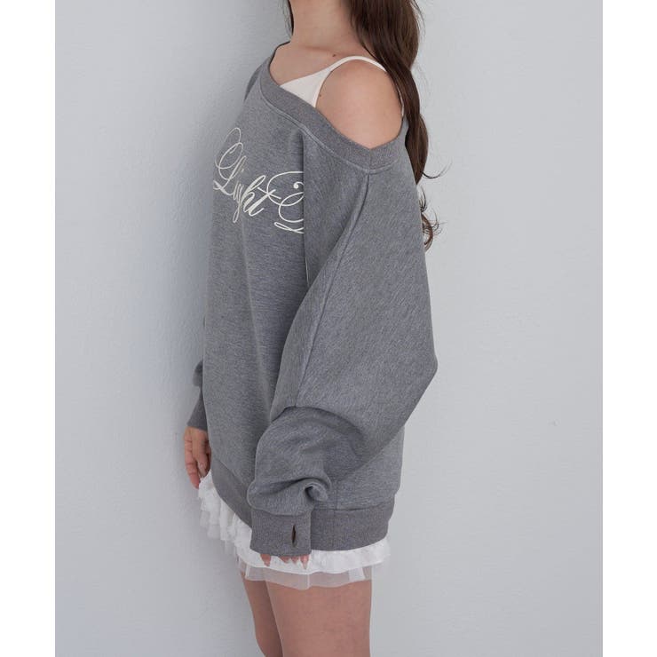 【RAY CASSIN】レイヤードSWTワンショルロゴチュニック | PAL GROUP OUTLET | 詳細画像41 