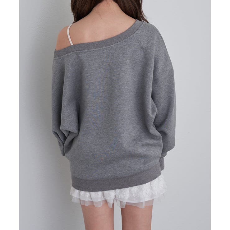 【RAY CASSIN】レイヤードSWTワンショルロゴチュニック | PAL GROUP OUTLET | 詳細画像42 