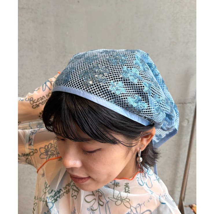 【CIAOPANIC TYPY】H.Sスパンコールスカーフ | PAL GROUP OUTLET | 詳細画像6 