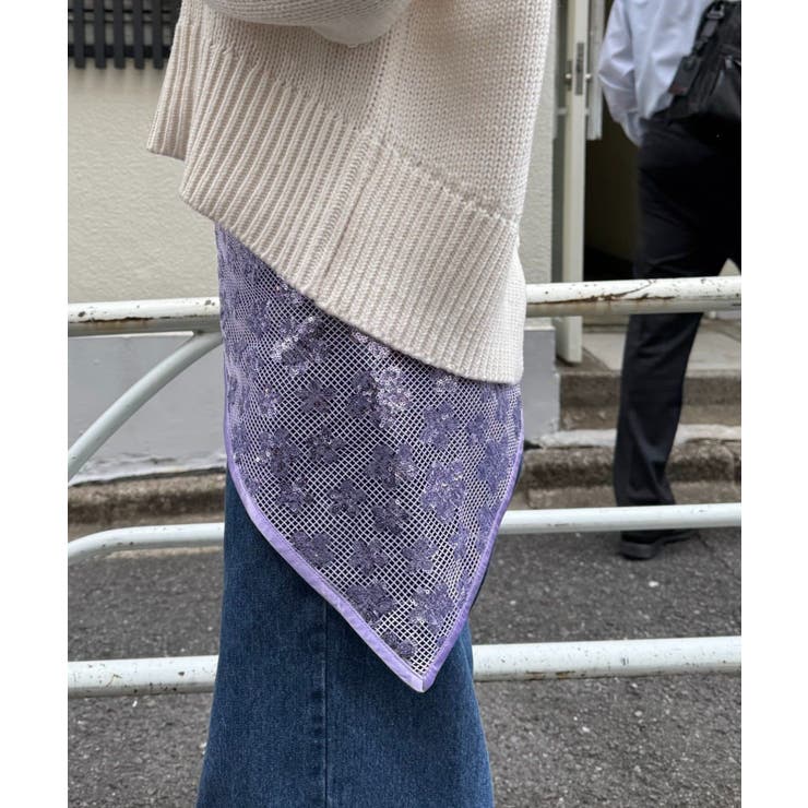 【CIAOPANIC TYPY】H.Sスパンコールスカーフ | PAL GROUP OUTLET | 詳細画像16 