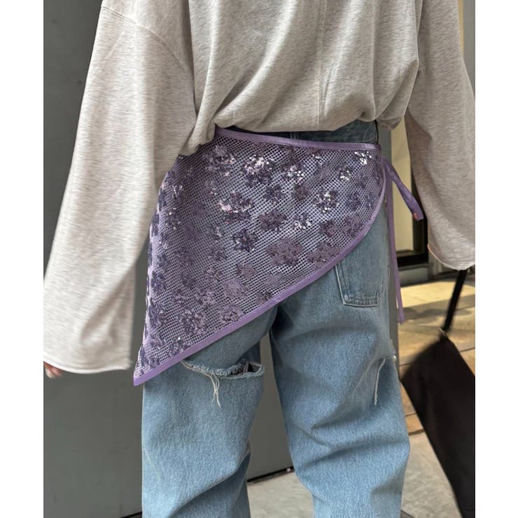 【CIAOPANIC TYPY】H.Sスパンコールスカーフ | PAL GROUP OUTLET | 詳細画像10 