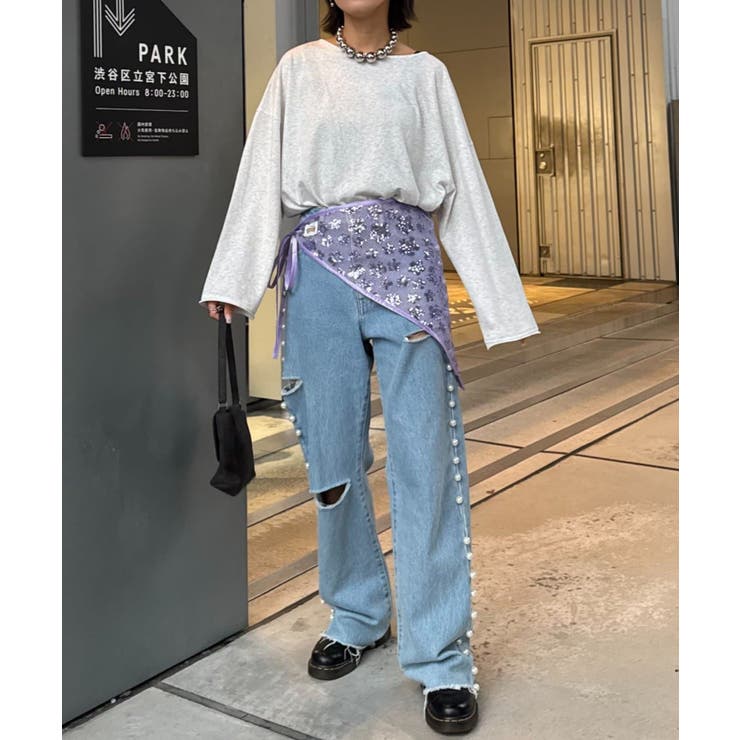 【CIAOPANIC TYPY】H.Sスパンコールスカーフ | PAL GROUP OUTLET | 詳細画像11 