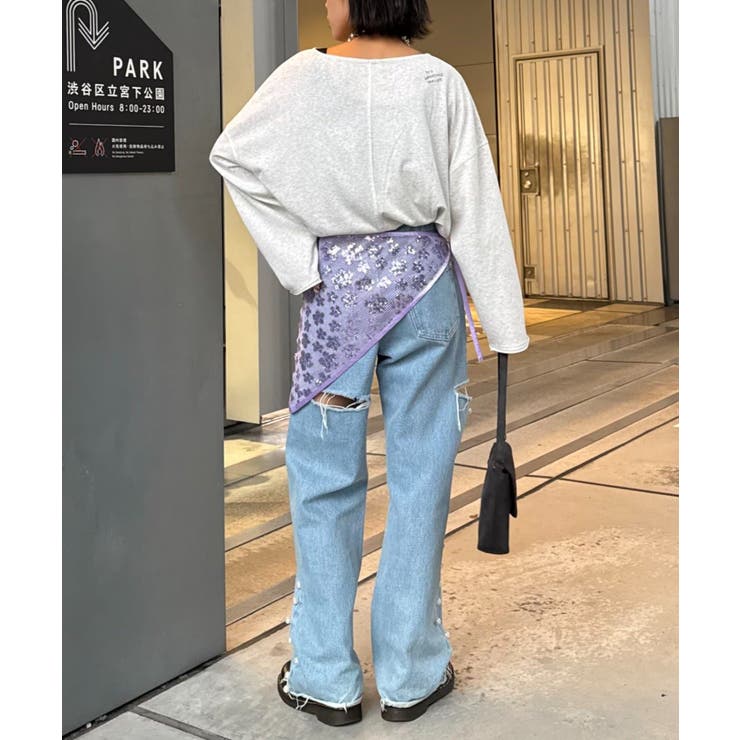 【CIAOPANIC TYPY】H.Sスパンコールスカーフ | PAL GROUP OUTLET | 詳細画像13 