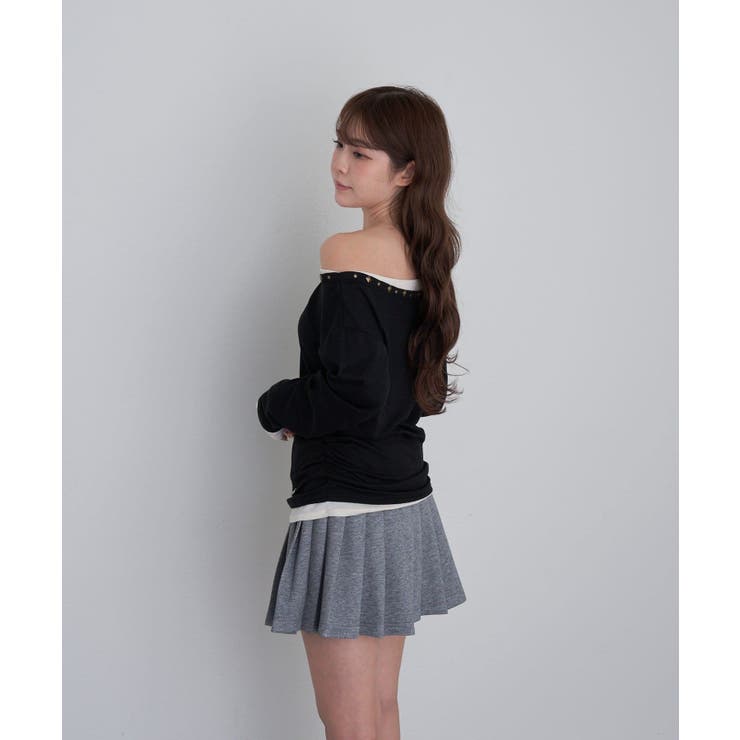 【RAY CASSIN】スタッズ付レイヤードロンT | PAL GROUP OUTLET | 詳細画像16 