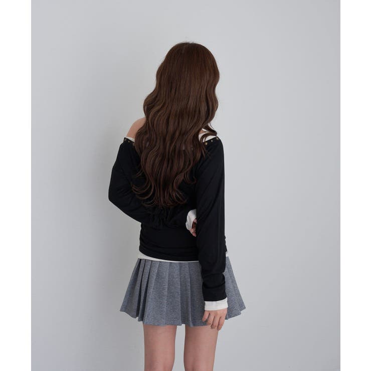 【RAY CASSIN】スタッズ付レイヤードロンT | PAL GROUP OUTLET | 詳細画像17 