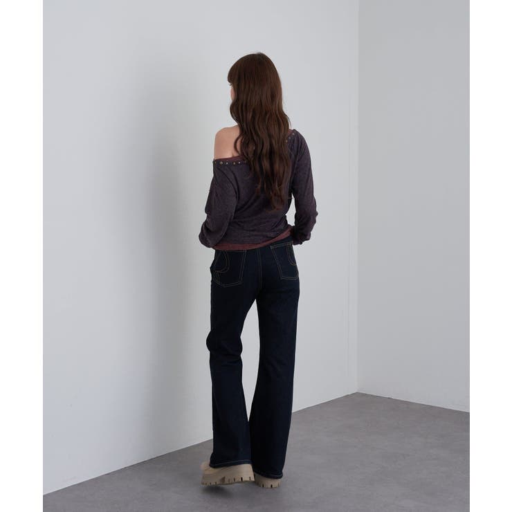 【RAY CASSIN】スタッズ付レイヤードロンT | PAL GROUP OUTLET | 詳細画像28 