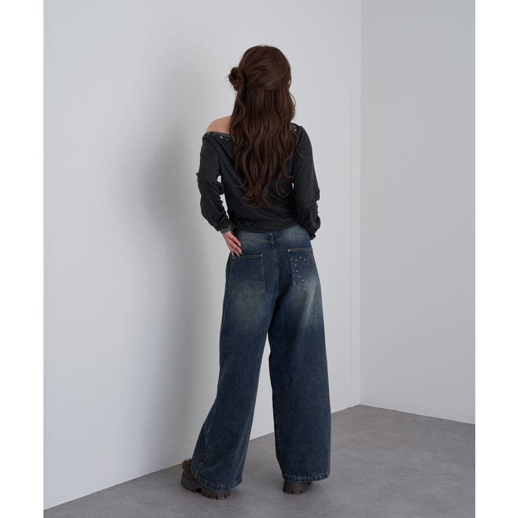 【RAY CASSIN】スタッズ付レイヤードロンT | PAL GROUP OUTLET | 詳細画像7 