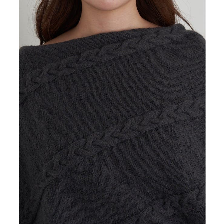 【RAY CASSIN】ケーブルドルマンルーズKNIT | PAL GROUP OUTLET | 詳細画像23 