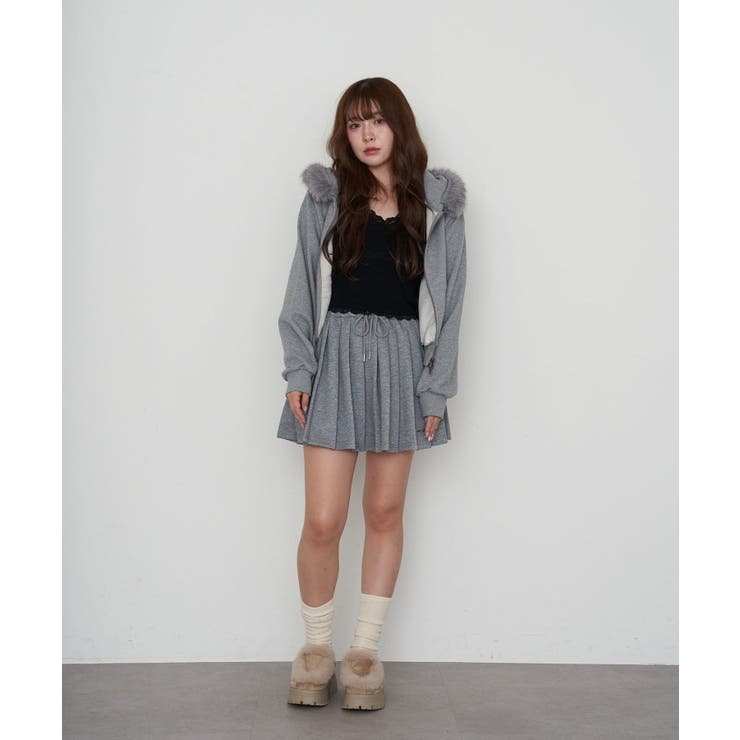 【RAY CASSIN】スウェットプリーツミニSK | PAL GROUP OUTLET | 詳細画像11 