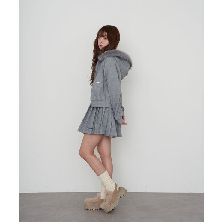 【RAY CASSIN】スウェットプリーツミニSK | PAL GROUP OUTLET | 詳細画像12 