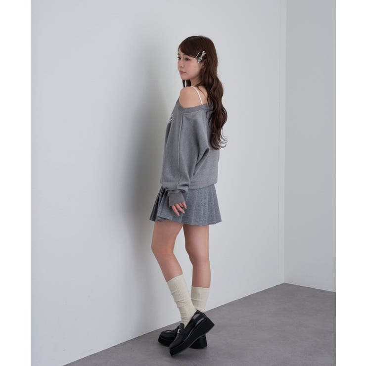 【RAY CASSIN】スウェットプリーツミニSK | PAL GROUP OUTLET | 詳細画像14 