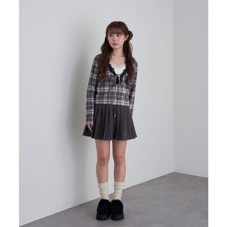 【RAY CASSIN】スウェットプリーツミニSK | PAL GROUP OUTLET | 詳細画像19 