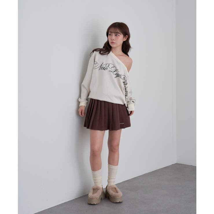 【RAY CASSIN】スウェットプリーツミニSK | PAL GROUP OUTLET | 詳細画像24 