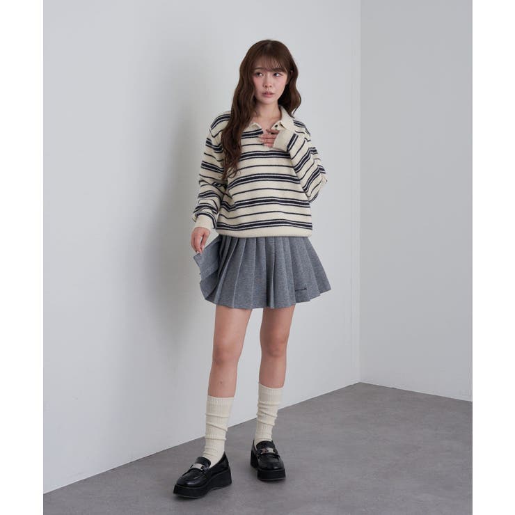 【RAY CASSIN】スウェットプリーツミニSK | PAL GROUP OUTLET | 詳細画像5 