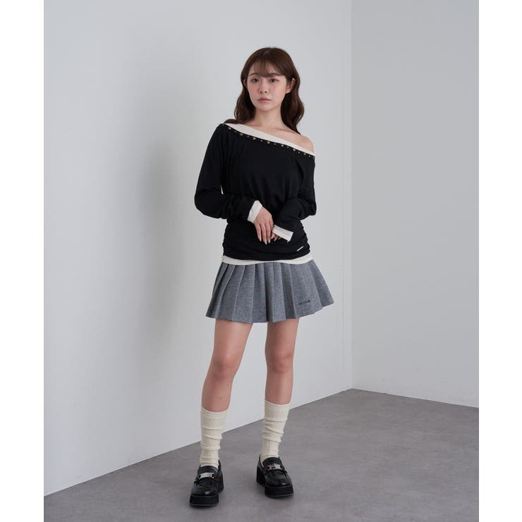 【RAY CASSIN】スウェットプリーツミニSK | PAL GROUP OUTLET | 詳細画像8 