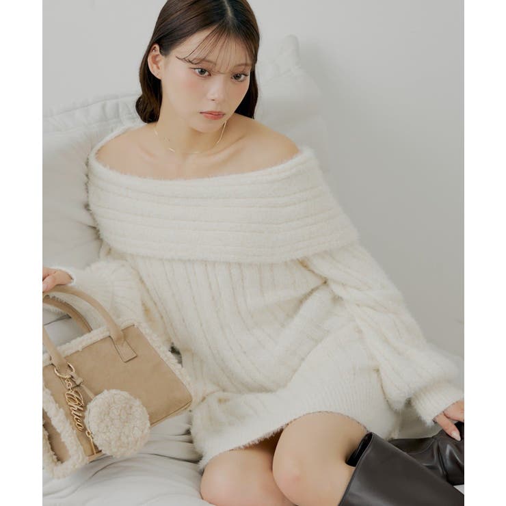 【Chico】シャギーオフショルミニOP | PAL GROUP OUTLET | 詳細画像2 