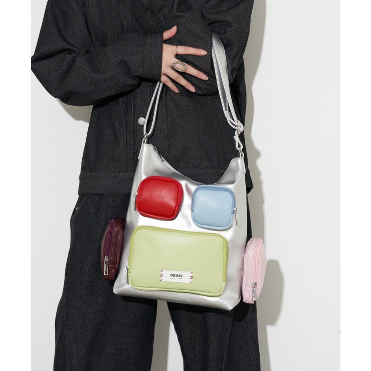 【Ciaopanic】【GRAIN】マルチポケットショルダーバッグ | PAL GROUP OUTLET | 詳細画像1 