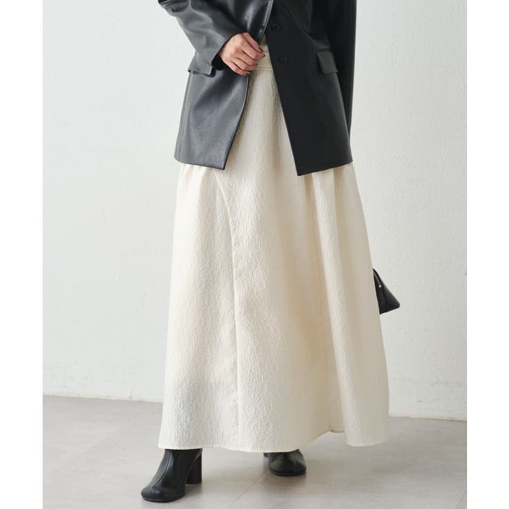 【Loungedress】エンボスフレアSK | PAL GROUP OUTLET | 詳細画像8 