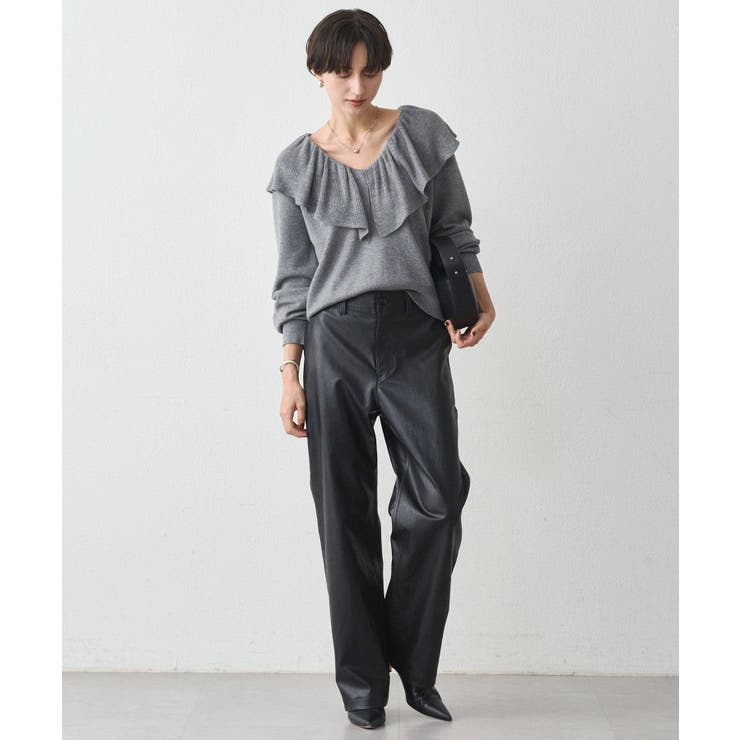 【Loungedress】フェイクレザーPT | PAL GROUP OUTLET | 詳細画像1 