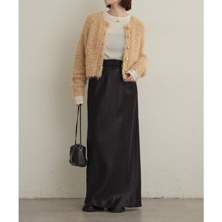 【Omekashi】ラメモールニットカーディガン | PAL GROUP OUTLET | 詳細画像18 