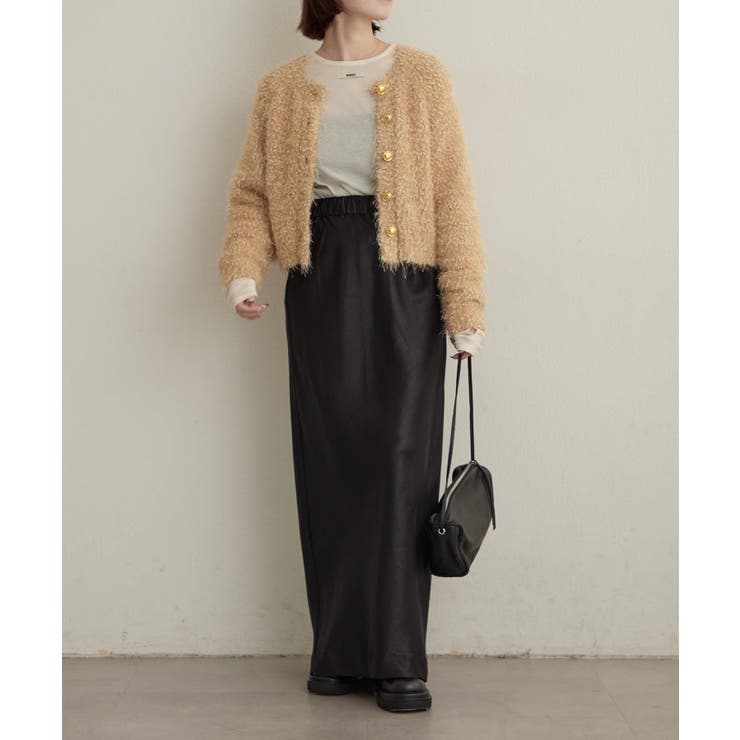 【Omekashi】ラメモールニットカーディガン | PAL GROUP OUTLET | 詳細画像19 