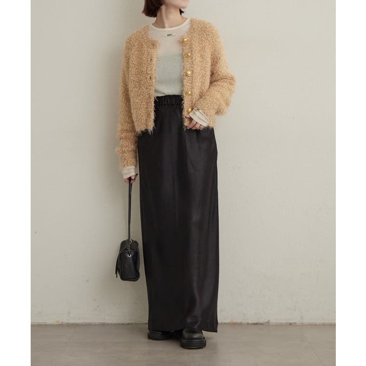 【Omekashi】ラメモールニットカーディガン | PAL GROUP OUTLET | 詳細画像20 