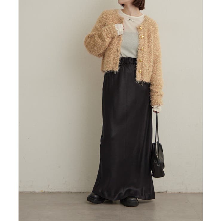 【Omekashi】ラメモールニットカーディガン | PAL GROUP OUTLET | 詳細画像21 