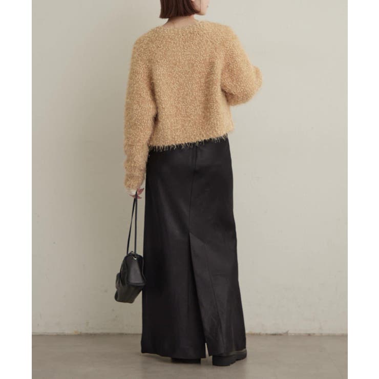 【Omekashi】ラメモールニットカーディガン | PAL GROUP OUTLET | 詳細画像23 