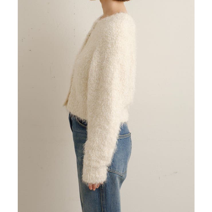 【Omekashi】ラメモールニットカーディガン | PAL GROUP OUTLET | 詳細画像38 