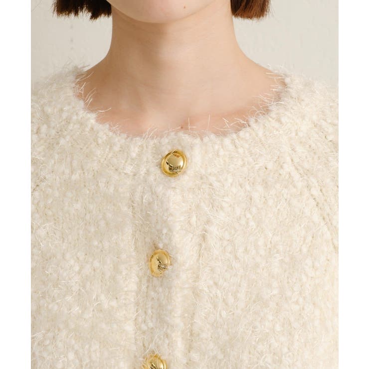 【Omekashi】ラメモールニットカーディガン | PAL GROUP OUTLET | 詳細画像41 