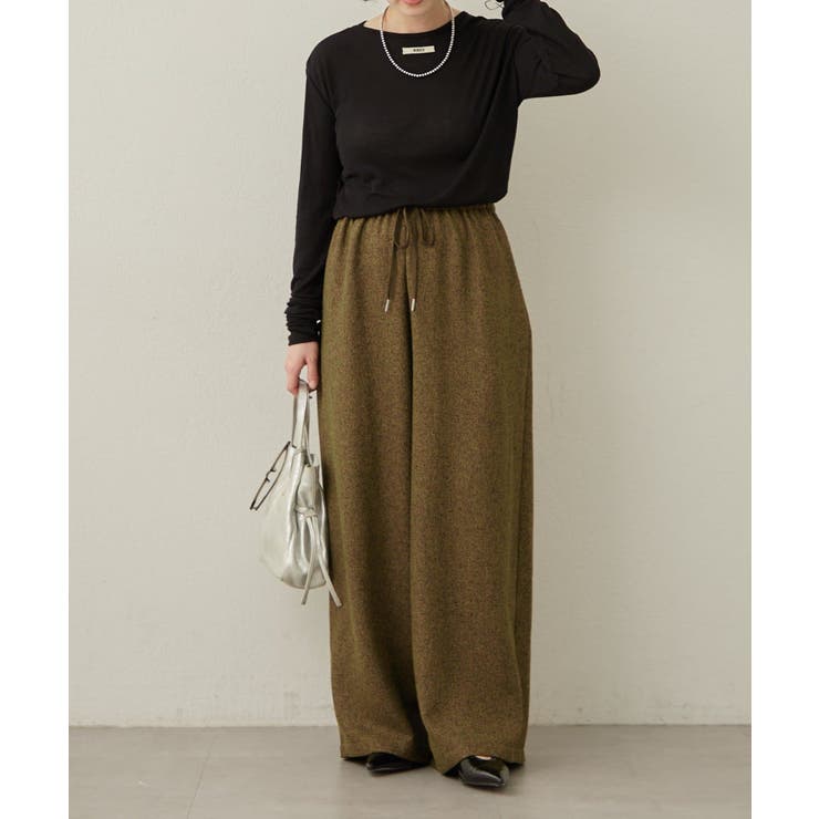 【Omekashi】ツイードイージーパンツ | PAL GROUP OUTLET | 詳細画像15 