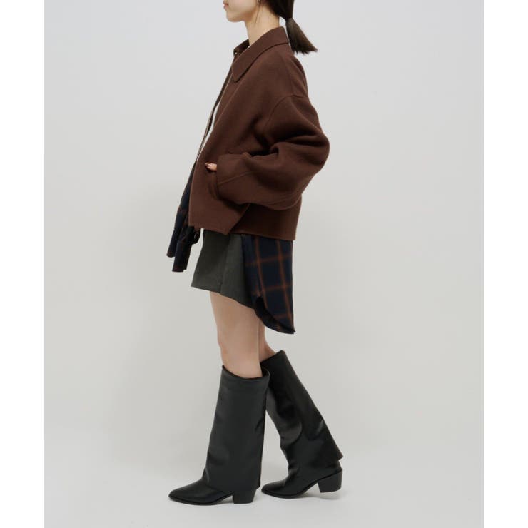 【Omekashi】ファインメリノウールビーバーリバージャケット | PAL GROUP OUTLET | 詳細画像18 