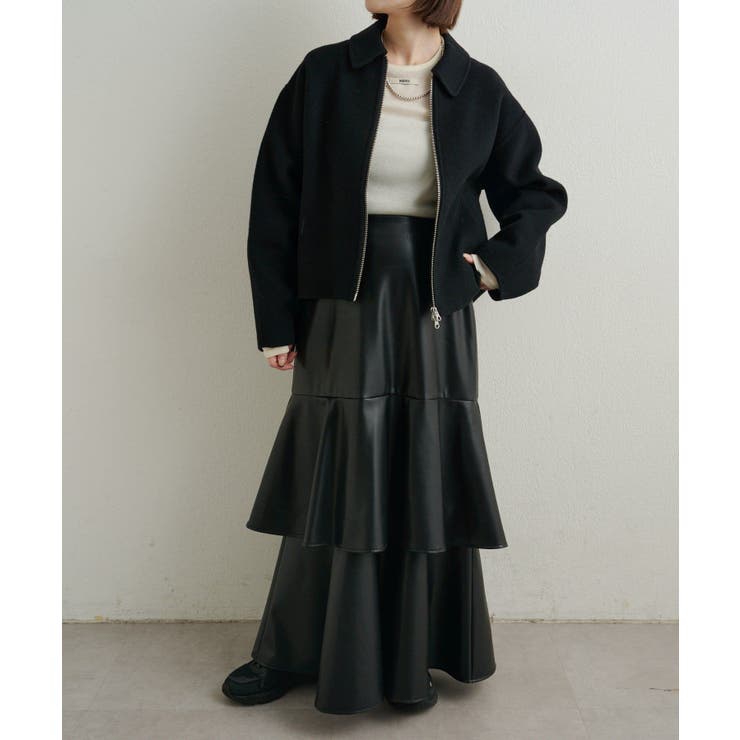 【Omekashi】ファインメリノウールビーバーリバージャケット | PAL GROUP OUTLET | 詳細画像49 