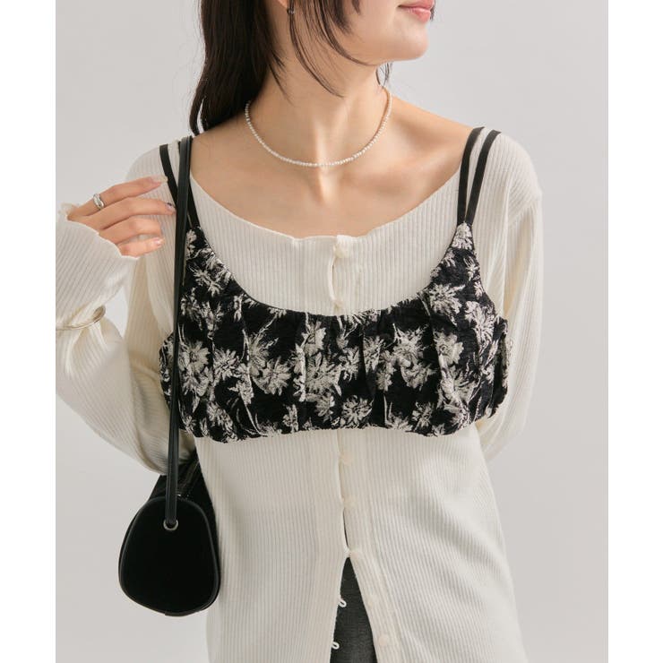 BLK | 【mystic】ヴィンテージライク ビスチェ | PAL GROUP OUTLET