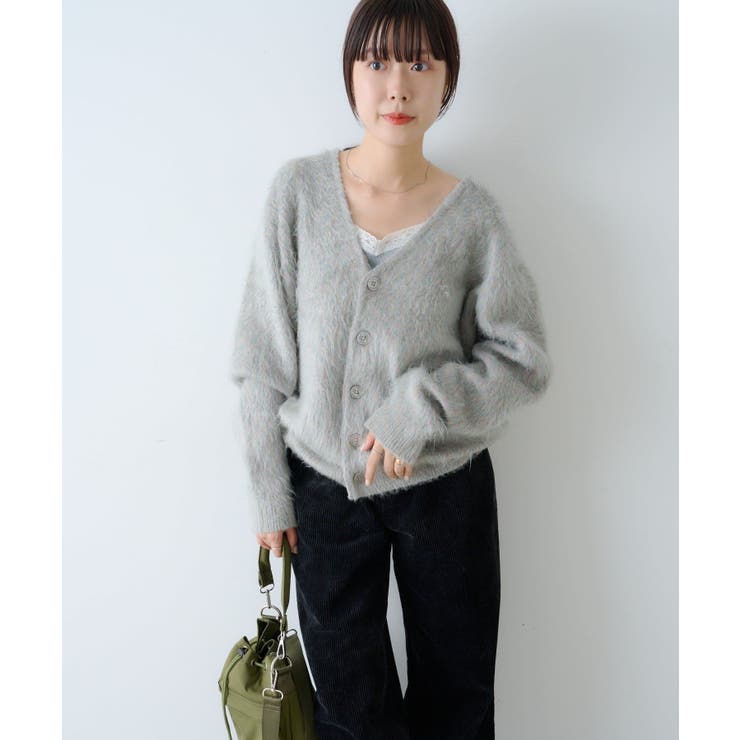 【Kastane】SHAGGY KNIT CARDIGAN | PAL GROUP OUTLET | 詳細画像14 