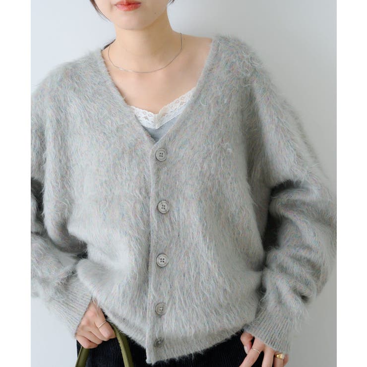 【Kastane】SHAGGY KNIT CARDIGAN | PAL GROUP OUTLET | 詳細画像16 