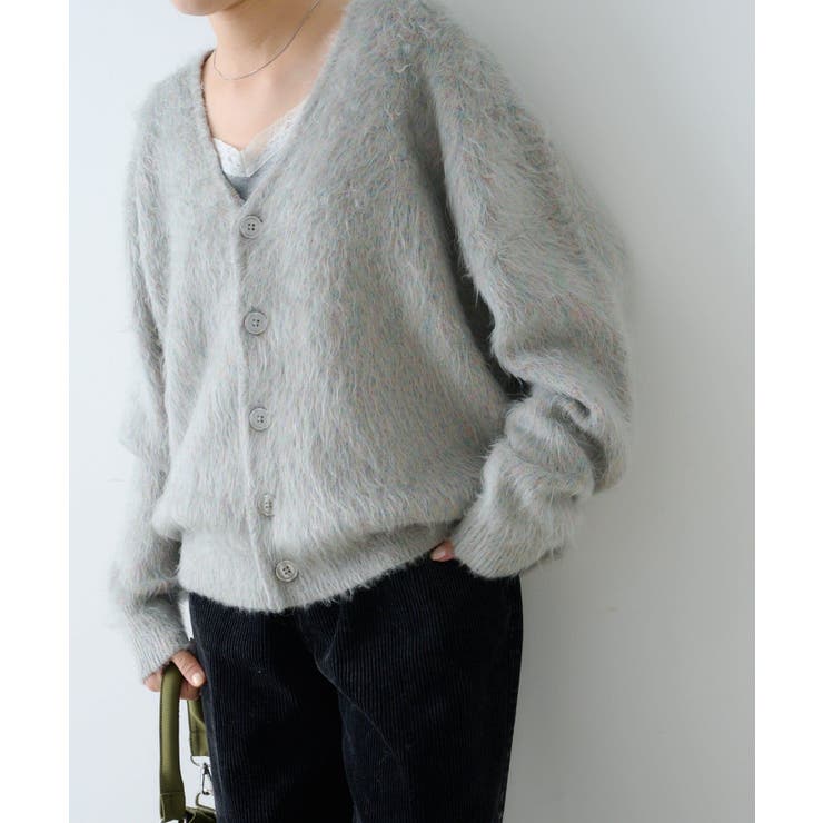 【Kastane】SHAGGY KNIT CARDIGAN | PAL GROUP OUTLET | 詳細画像17 