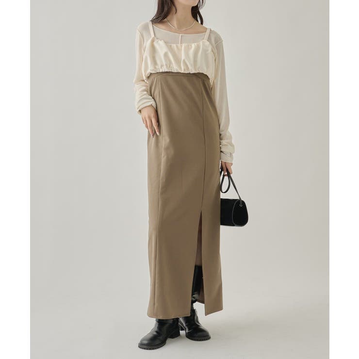 【mystic】ギャザービスチェSETワンピース | PAL GROUP OUTLET | 詳細画像2 