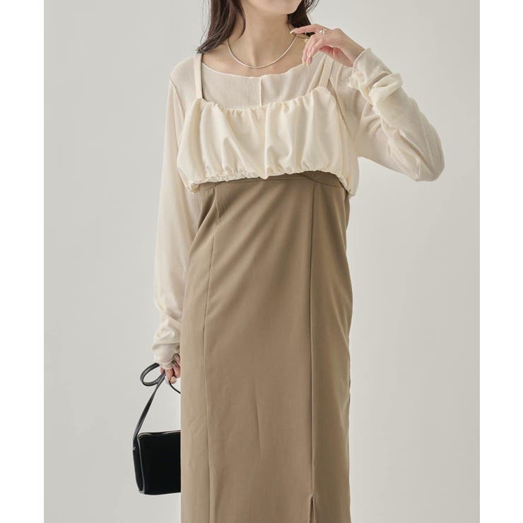 【mystic】ギャザービスチェSETワンピース | PAL GROUP OUTLET | 詳細画像4 