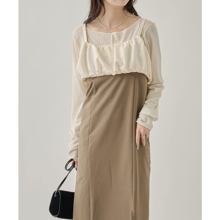 【mystic】ギャザービスチェSETワンピース | PAL GROUP OUTLET | 詳細画像5 